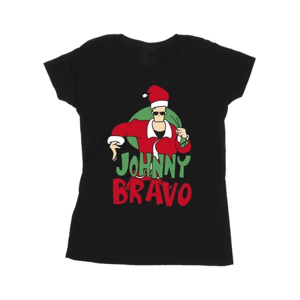 Johnny Bravo Womens/Ladies Johnny Christmas Cotton T-Shirt