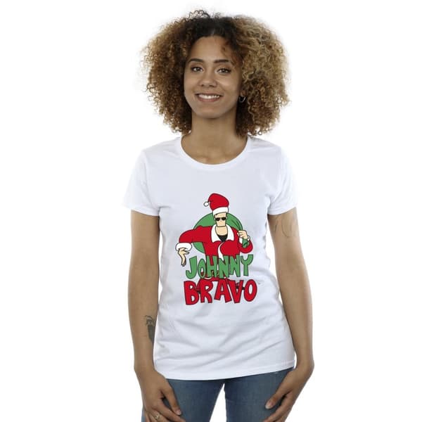 Johnny Bravo Womens/Ladies Johnny Christmas Cotton T-Shirt