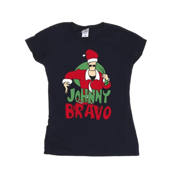 Johnny Bravo Womens/Ladies Johnny Christmas Cotton T-Shirt