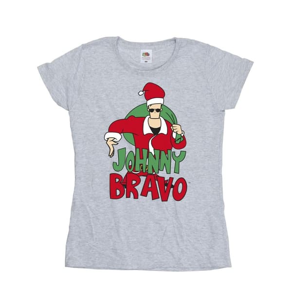 Johnny Bravo Womens/Ladies Johnny Christmas Cotton T-Shirt