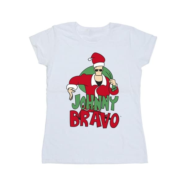 Johnny Bravo Womens/Ladies Johnny Christmas Cotton T-Shirt