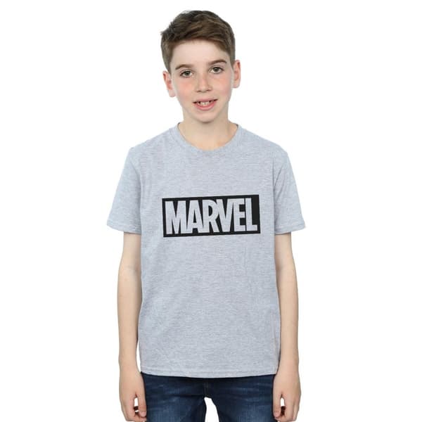 Marvel Boys Logo Outline T-Shirt
