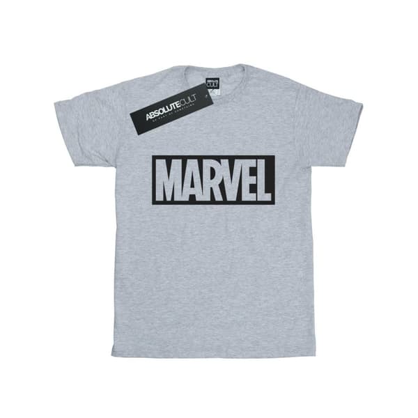 Marvel Boys Logo Outline T-Shirt