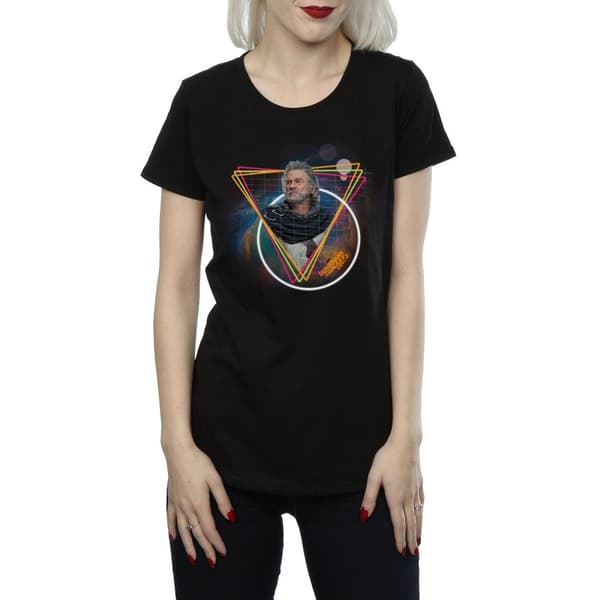 Marvel Womens/Ladies Guardians Of The Galaxy Neon Ego Cotton T-Shirt