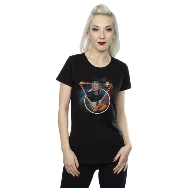 Marvel Womens/Ladies Guardians Of The Galaxy Neon Ego Cotton T-Shirt