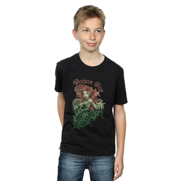 DC Comics Boys Poison Ivy Paisley T-Shirt