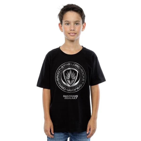 Marvel Boys Guardians Of The Galaxy Metallic Seal T-Shirt