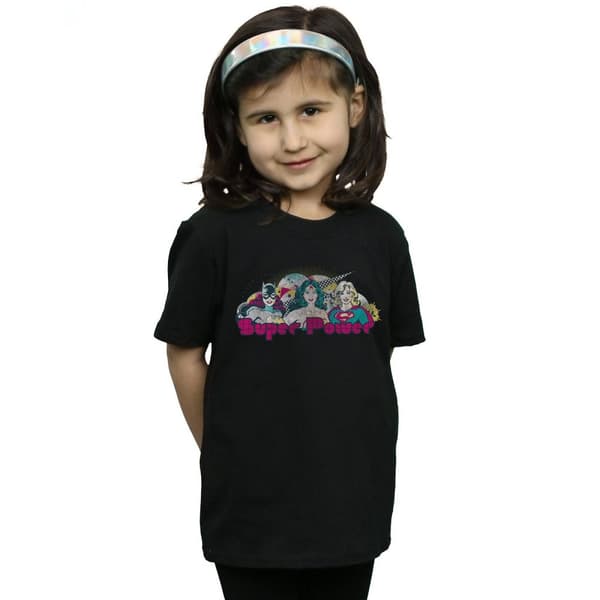DC Comics Girls Justice League Super Power Cotton T-Shirt