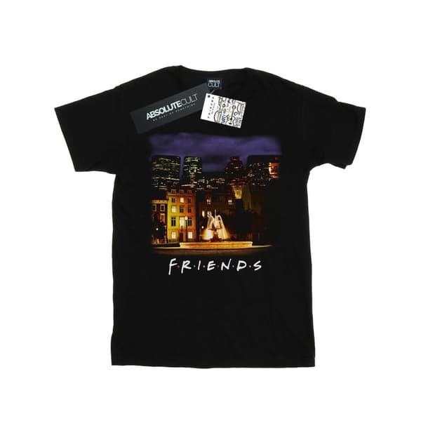 Friends Girls Nightime Fountain Cotton T-Shirt
