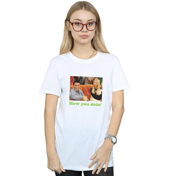 Friends Womens/Ladies How You Doin Cotton Boyfriend T-Shirt