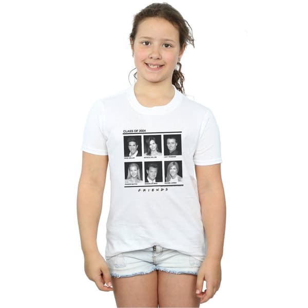 Friends T-shirt i bomull för flickor - 2004 års klass