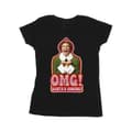 Miniatyrbild 1 av 3: Elf Dam/Tjej Santa´s Coming T-shirt i bomull