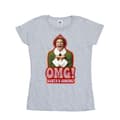 Miniatyrbild 1 av 4: Elf Dam/Tjej Santa´s Coming T-shirt i bomull