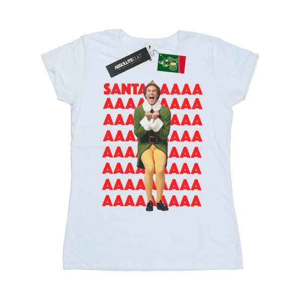 Elf Dam/Tjej - Buddy Santa Scream T-shirt i bomull