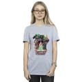 Miniatyrbilde 2 av 3: DC Comics Womens/Ladies DC Comics DC League Of Super-Pets Super Powered Pack Cotton Boyfriend T-Shirt