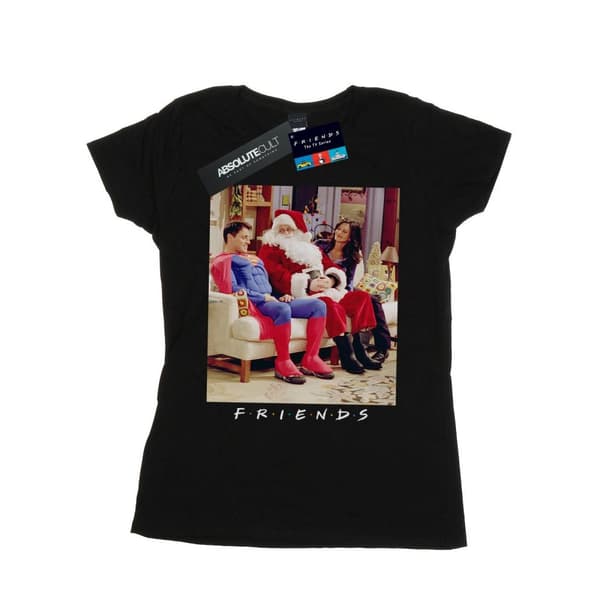 Friends T-shirt i bomull för damer/kvinnor - Superman and Santa