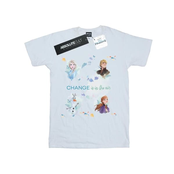Disney Womens/Ladies Frozen 2 Change Is In The Air Cotton Boyfriend T-Shirt