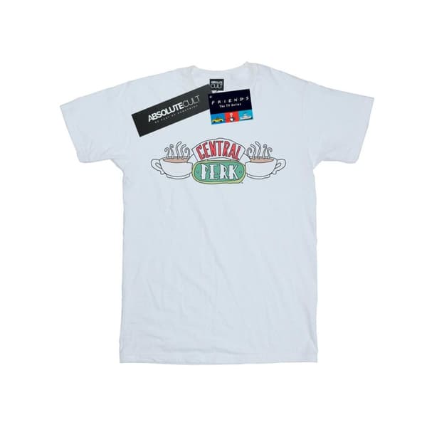 Friends T-shirt i bomull med skiss av Central Perk för flickor