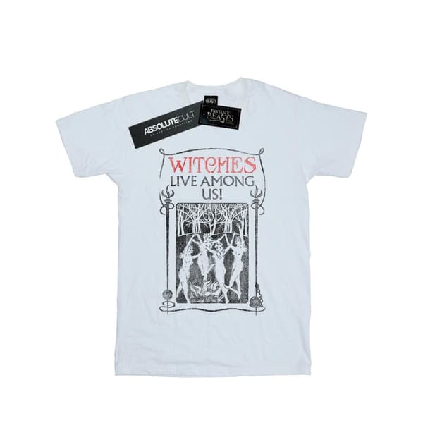 Fantastic Beasts Mens Witches Live Among Us T-Shirt