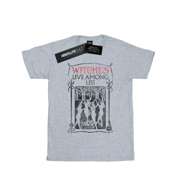 Fantastic Beasts Mens Witches Live Among Us T-Shirt