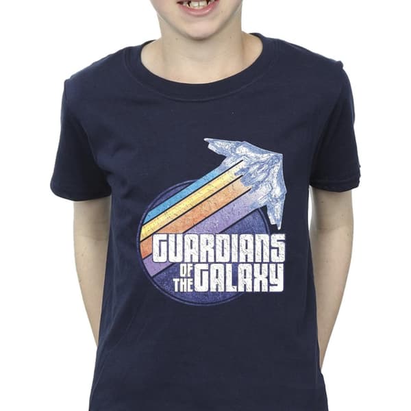 Guardians Of The Galaxy Boys Badge Rocket T-Shirt