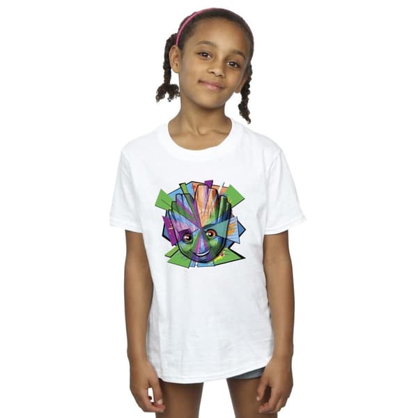 Marvel Girls Guardians Of The Galaxy Groot Shattered Cotton T-Shirt