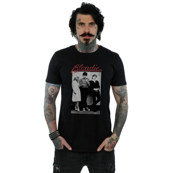 Blondie Mens Distressed Band T-Shirt