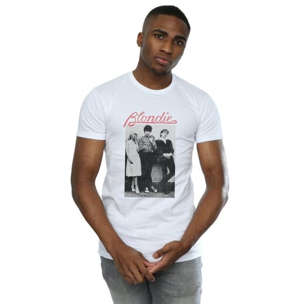 Blondie Mens Distressed Band T-Shirt