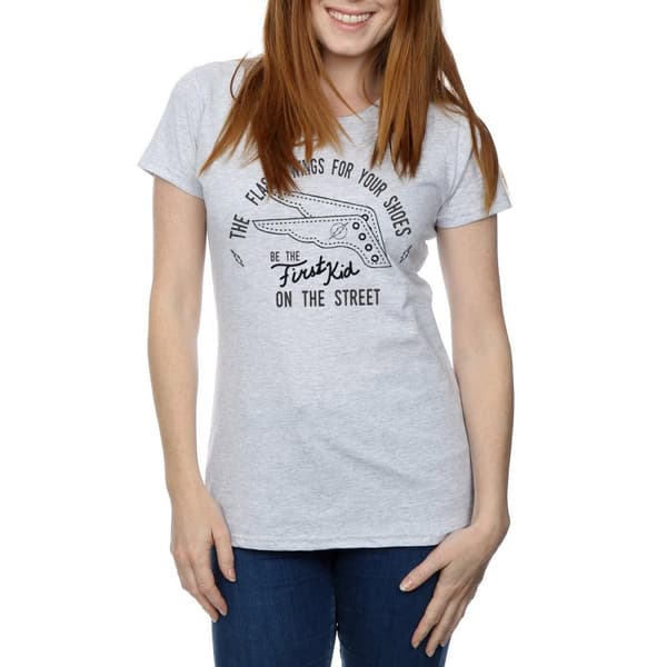 DC Comics Womens/Ladies Flash Shoes Cotton T-Shirt