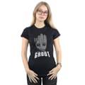 Miniatyrbild 2 av 5: Marvel Dam/Tjej - Guardians Of The Galaxy Groot - T-shirt i bomull med ansikte