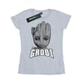 Miniatyrbild 1 av 5: Marvel Dam/Tjej - Guardians Of The Galaxy Groot - T-shirt i bomull med ansikte