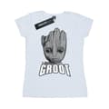 Miniatyrbild 1 av 5: Marvel Dam/Tjej - Guardians Of The Galaxy Groot - T-shirt i bomull med ansikte