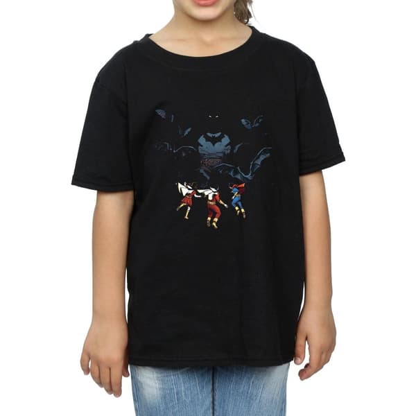 DC Comics Girls Batman Shadow Bats Cotton T-Shirt