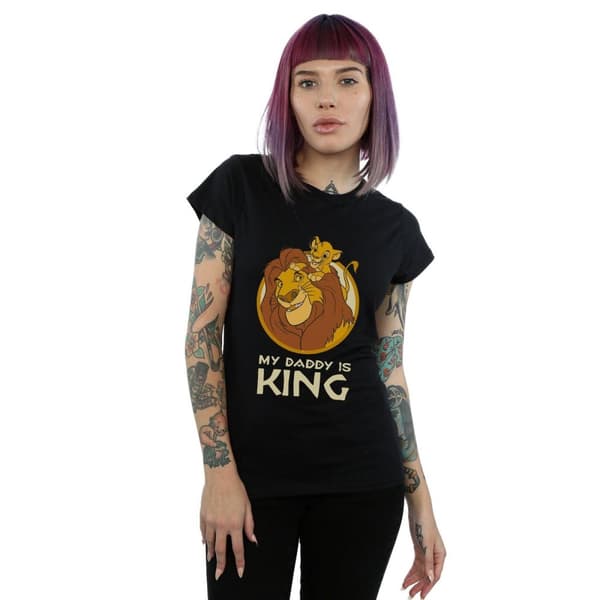 Disney Dam/Tjej Lejonkungen Min pappa är kung T-shirt i bomull