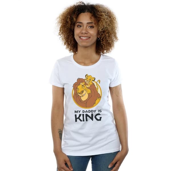 Disney Dam/Tjej Lejonkungen Min pappa är kung T-shirt i bomull