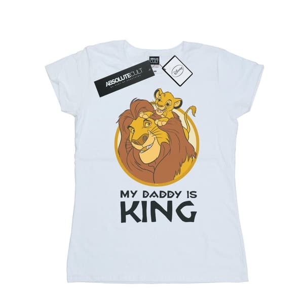 Disney Dam/Tjej Lejonkungen Min pappa är kung T-shirt i bomull