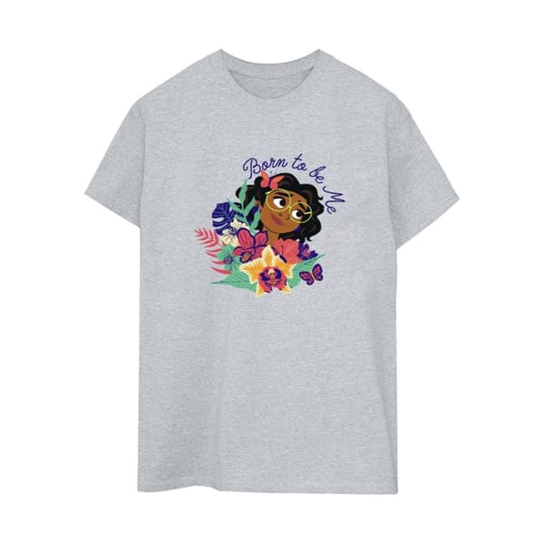 Disney Womens/Ladies Encanto Born To Be Me Cotton Boyfriend T-Shirt
