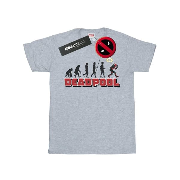 Marvel Womens/Ladies Deadpool Evolution Cotton Boyfriend T-Shirt