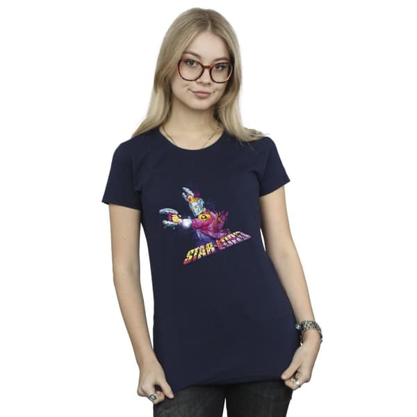 Marvel Dam/Tjej Guardians Of The Galaxy Abstrakt Star Lord Bomulls-T-shirt