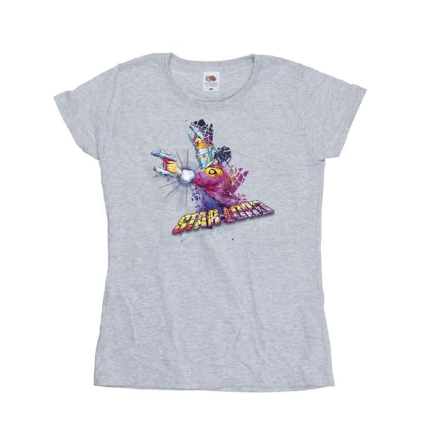 Marvel Womens/Ladies Guardians Of The Galaxy Abstract Star Lord Cotton T-Shirt