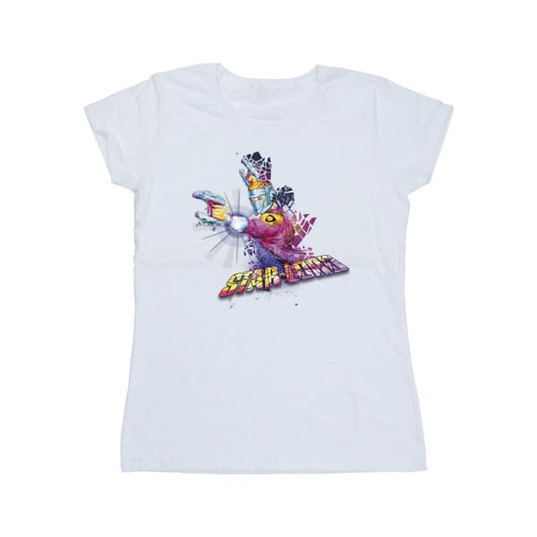 Marvel Womens/Ladies Guardians Of The Galaxy Abstract Star Lord Cotton T-Shirt