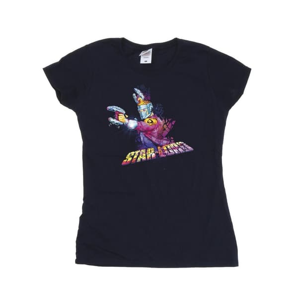 Marvel Dam/Tjej Guardians Of The Galaxy Abstrakt Star Lord Bomulls-T-shirt