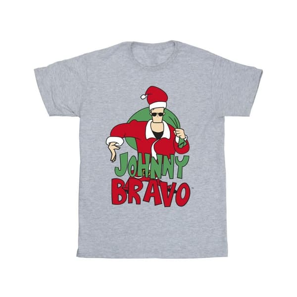 Johnny Bravo Johnny Christmas T-shirt för pojkar