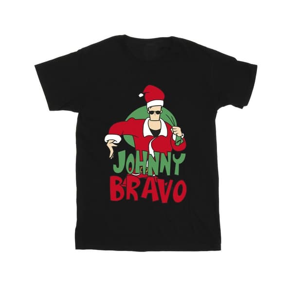 Johnny Bravo Johnny Christmas T-shirt för pojkar