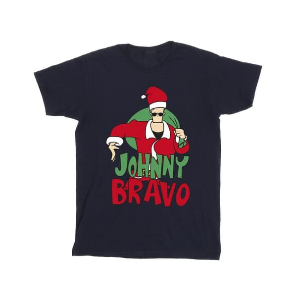 Johnny Bravo Johnny Christmas T-shirt för pojkar