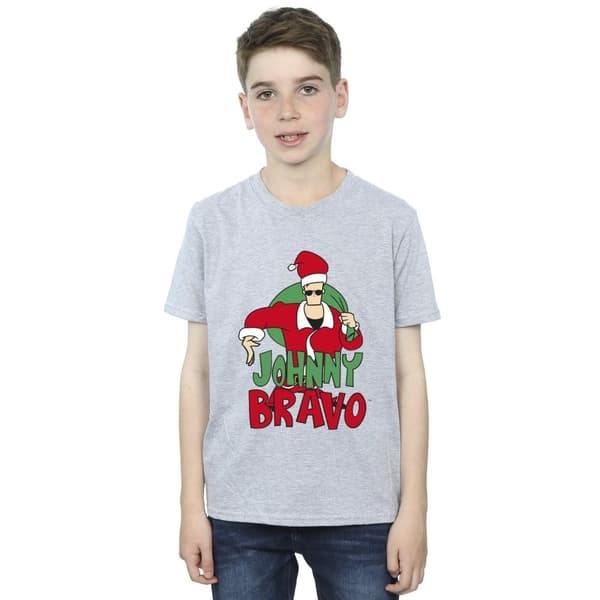 Johnny Bravo Johnny Christmas T-shirt för pojkar