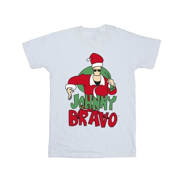 Johnny Bravo Johnny Christmas T-shirt för pojkar