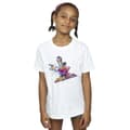 Miniatyrbild 3 av 4: Marvel Guardians Of The Galaxy Abstrakt Star Lord T-shirt i bomull för flickor