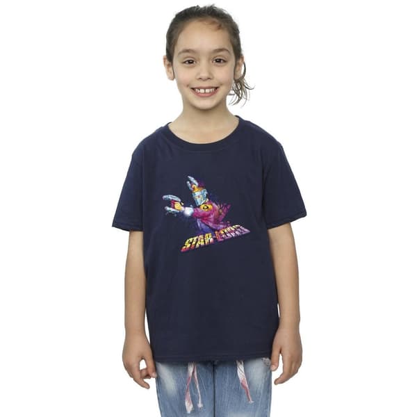 Marvel Girls Guardians Of The Galaxy Abstract Star Lord Cotton T-Shirt