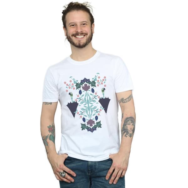 Disney Mary Poppins t-shirt med blommigt collage för herrar